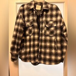 Plaid Brown Jacket for Men